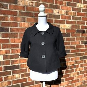 〰️theory〰️black cropped blazer